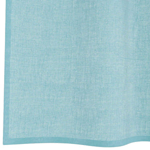 Türkise Voile Vorhänge mit Schlaufen 140x245cm, 2er-Set