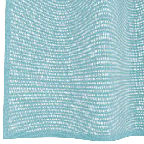 Türkise Voile Vorhänge mit Schlaufen 140x245cm, 2er-Set
