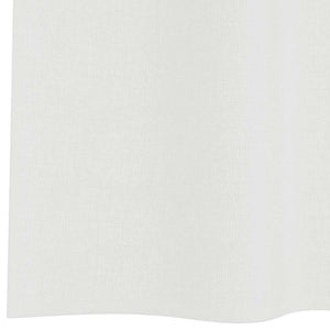 Weiße Voile Vorhänge mit Schlaufen 140x140 cm, 2er-Set
