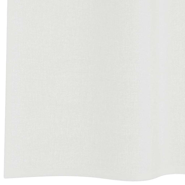 Weiße Voile Vorhänge mit Schlaufen 140x140 cm, 2er-Set