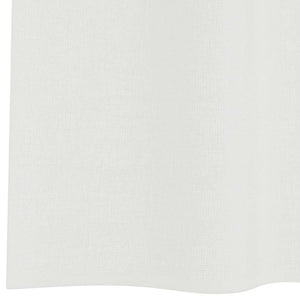Weiße Voile Vorhänge mit Schlaufen 140x225 cm, 2er-Set