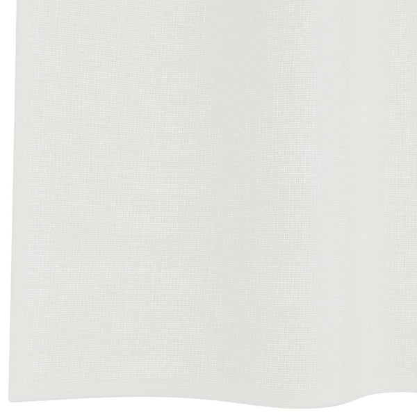 Weiße Voile Vorhänge mit Schlaufen 140x225 cm, 2er-Set