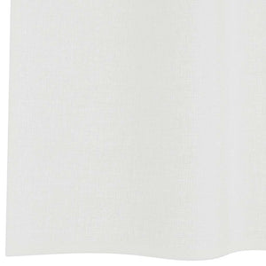 Weiße Voile-Vorhänge mit Schlaufen 140x245 cm, 2er-Set