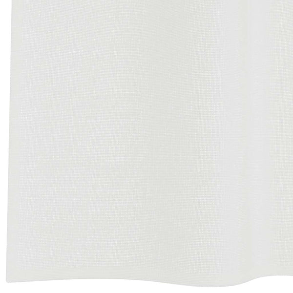 Weiße Voile-Vorhänge mit Schlaufen 140x245 cm, 2er-Set