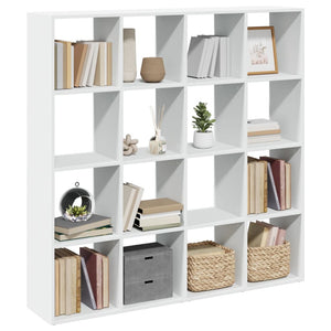Weißes Bücherregal 137,5 cm Holzwerkstoff
