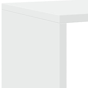 Weißes Bücherregal 137,5 cm Holzwerkstoff