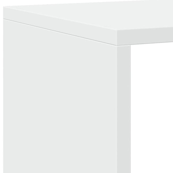 Weißes Bücherregal 137,5 cm Holzwerkstoff