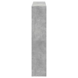 Betongraues Bücherregal, 137,5 cm