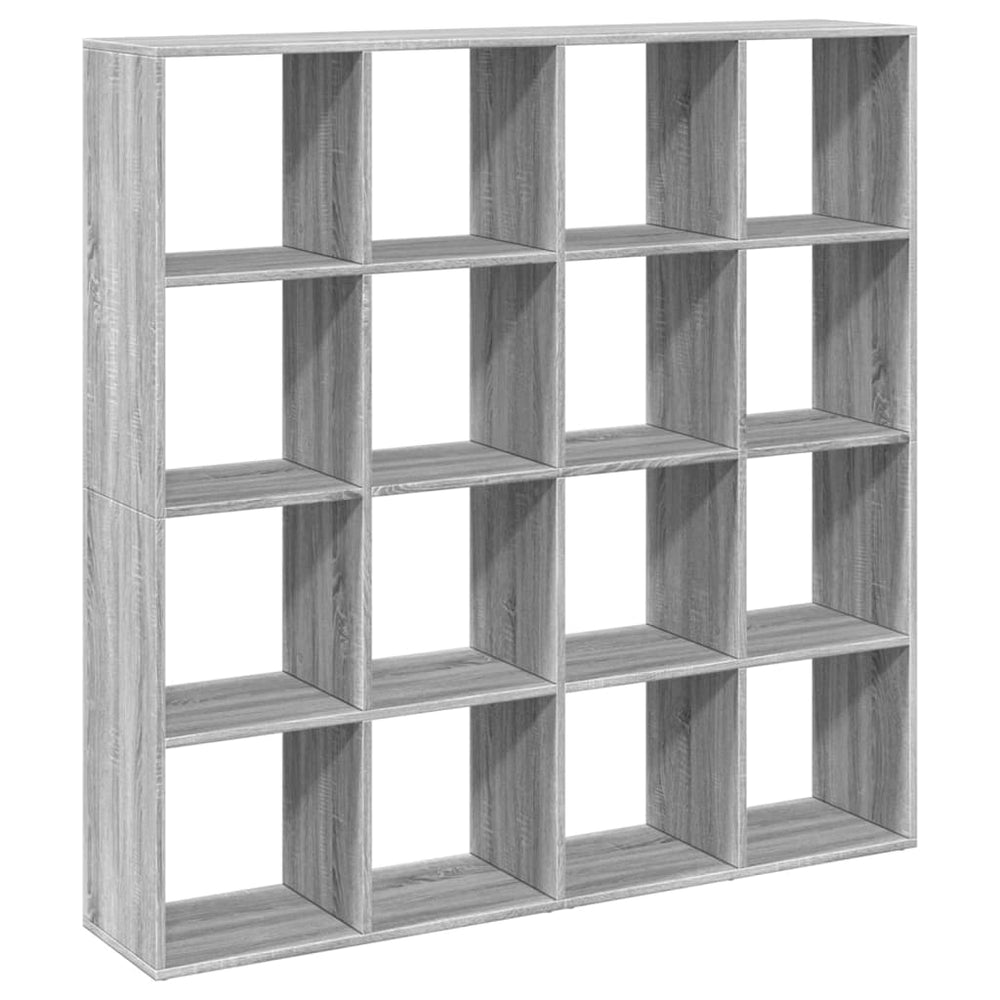 Bücherregal Grau Sonoma 137,5 cm