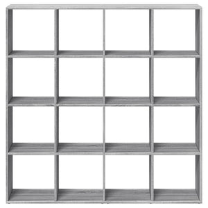 Bücherregal Grau Sonoma 137,5 cm