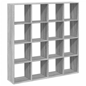 Bücherregal Grau Sonoma 137,5 cm