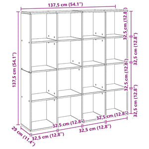 Bücherregal Artisan Eiche 137,5 cm