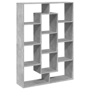 vidaXL Bibliothèque Gris Ciment 102x29x143 cm Aggloméré