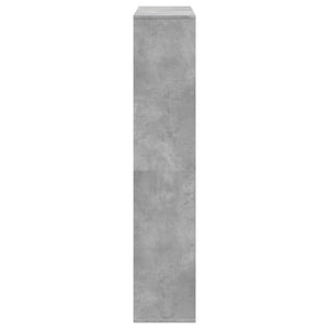 vidaXL Bibliothèque Gris Ciment 102x29x143 cm Aggloméré