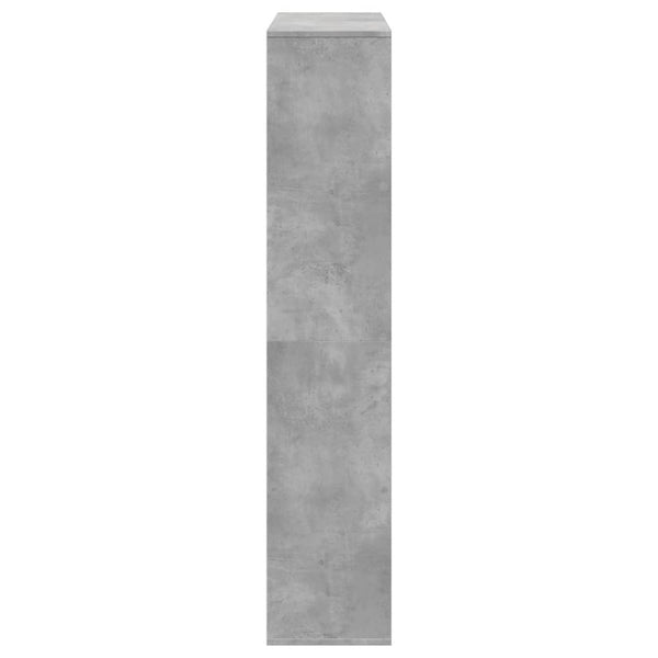 vidaXL Bibliothèque Gris Ciment 102x29x143 cm Aggloméré
