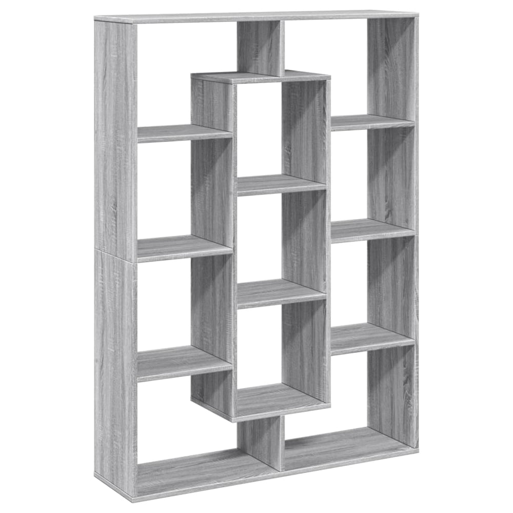 Bücherregal Grau Sonoma 102x143 cm