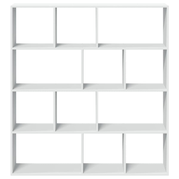 Weißes Bücherregal 132x29x141,5 cm