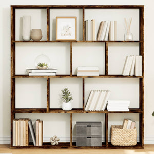 Bücherregal Räuchereiche 132x141,5 cm