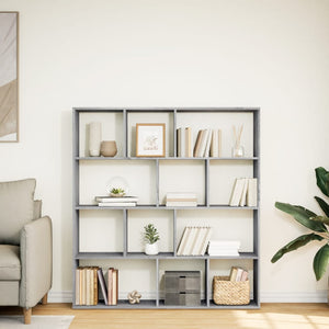 Bücherregal Grau Sonoma 132x29x141,5 cm
