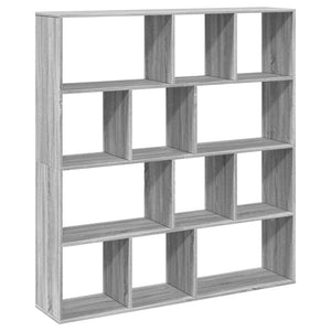 Bücherregal Grau Sonoma 132x29x141,5 cm