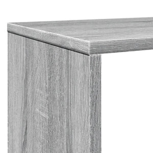 Bücherregal Grau Sonoma 132x29x141,5 cm