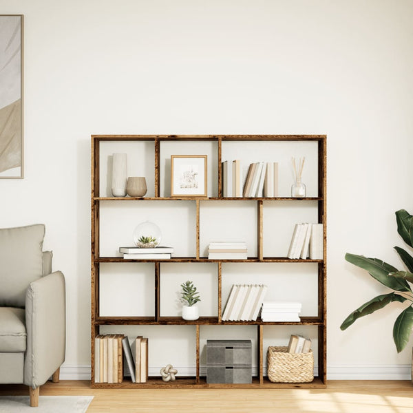 Bücherregal Altholz-Optik, 132 cm