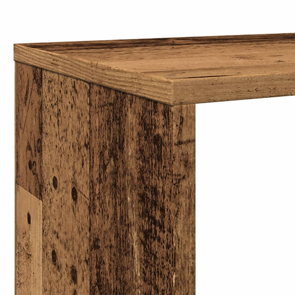 Bücherregal Altholz-Optik, 132 cm