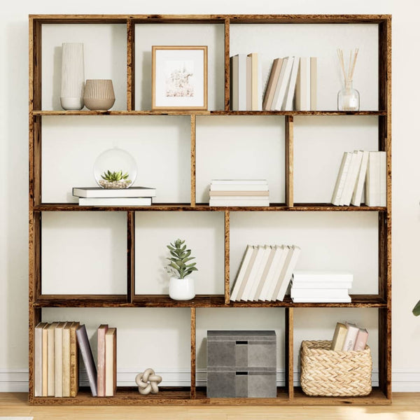 Bücherregal Altholz-Optik, 132 cm