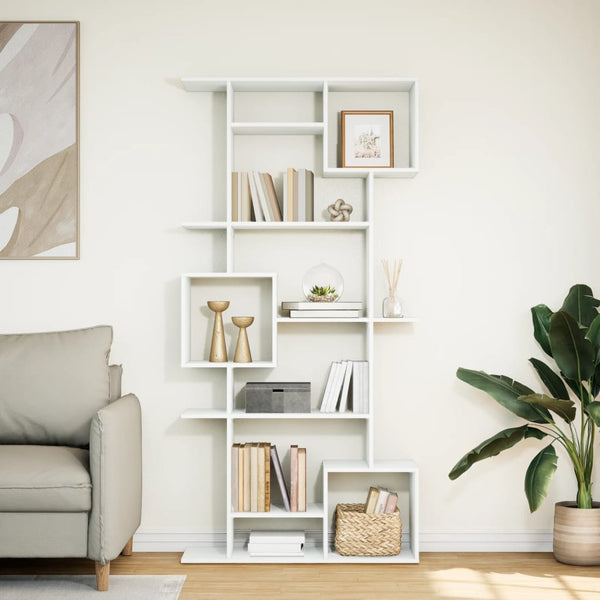 Weißes Bücherregal 92x29x188 cm