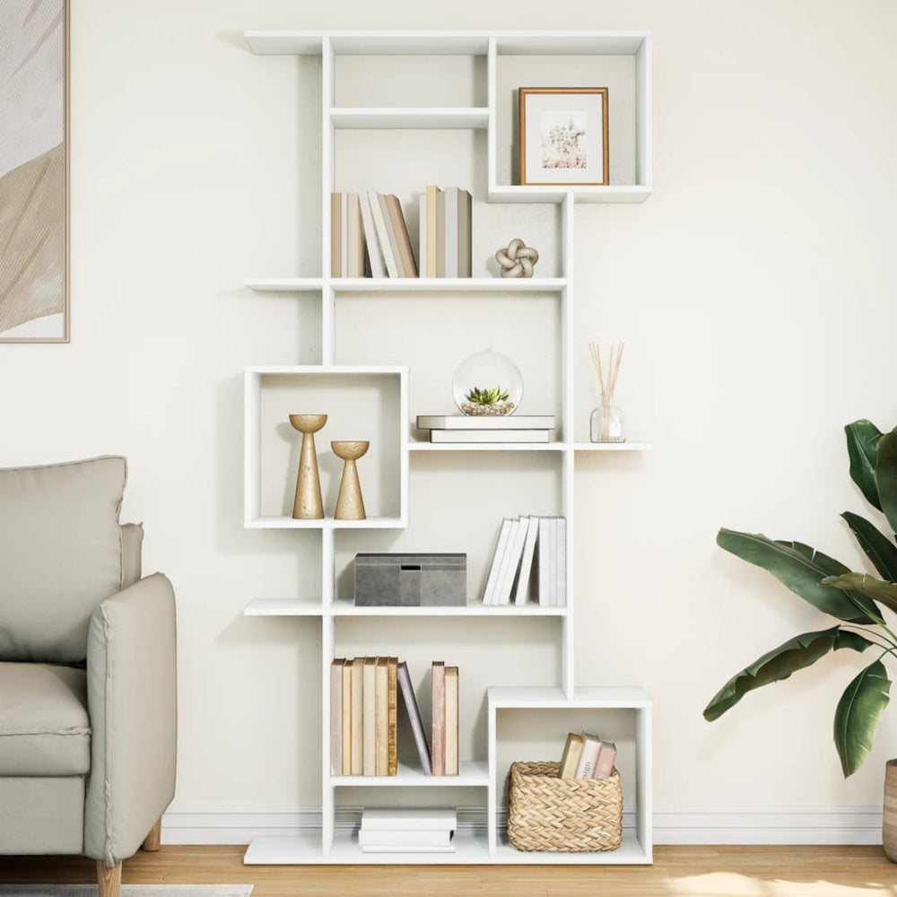 Weißes Bücherregal 92x29x188 cm