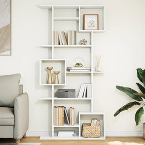 Weißes Bücherregal 92x29x188 cm
