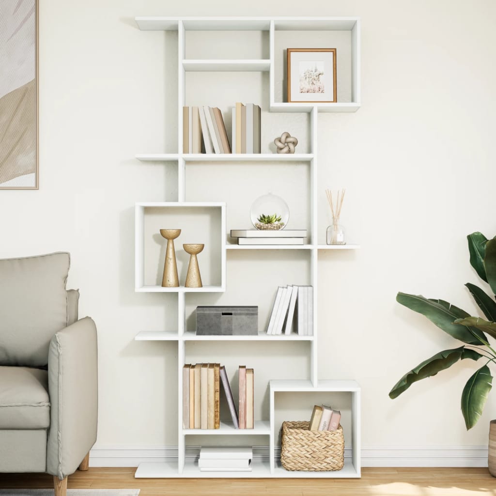 Weißes Bücherregal 92x29x188 cm