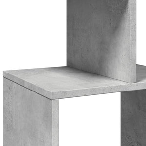 Betongraues Bücherregal, 92x29x188 cm