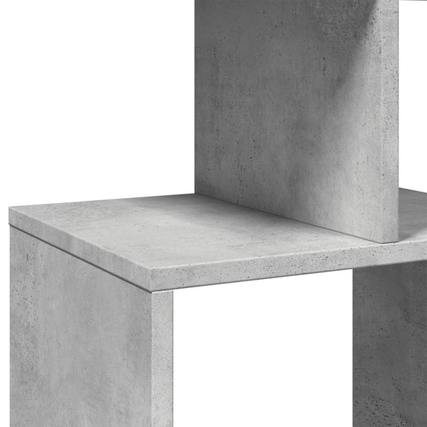 Betongraues Bücherregal, 92x29x188 cm