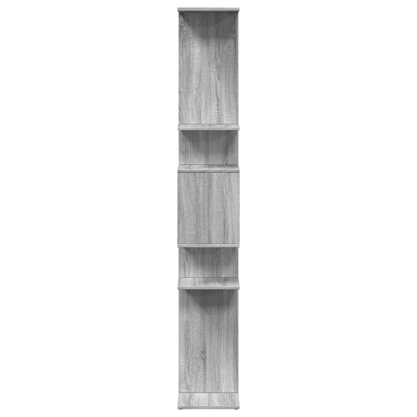 Bücherregal Grau Sonoma 92x188 cm