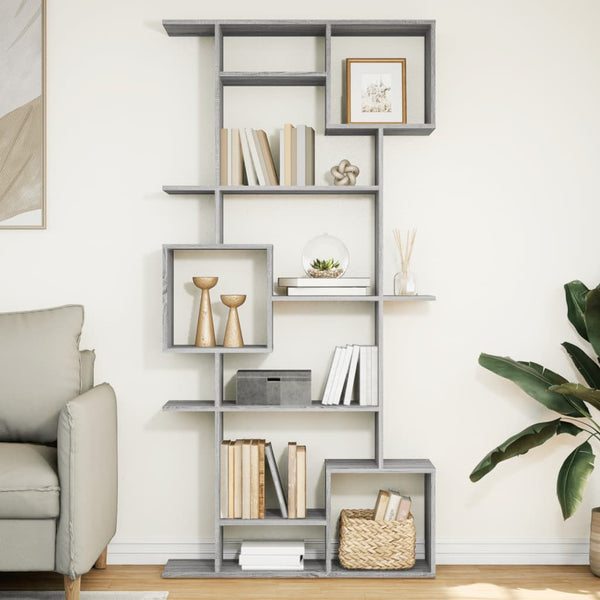 Bücherregal Grau Sonoma 92x188 cm
