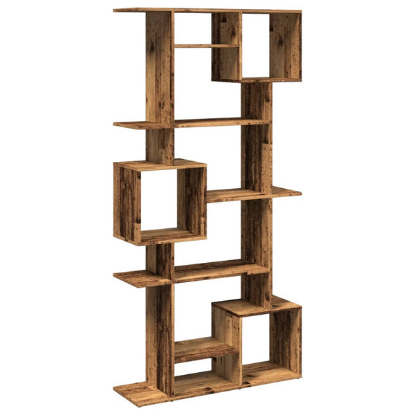 Bücherregal in Altholz-Optik, 188 cm hoch