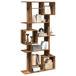 Bücherregal in Altholz-Optik, 188 cm hoch