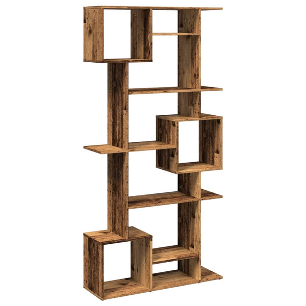Bücherregal in Altholz-Optik, 188 cm hoch