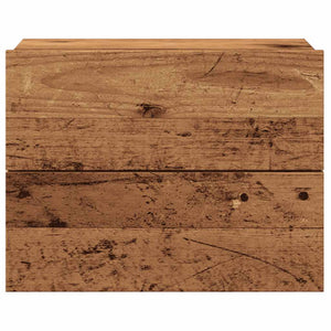 Wand-Nachttisch Altholz-Optik 40 cm