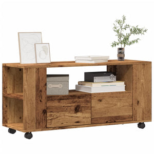 TV-Schrank Altholz-Optik mit Rollen