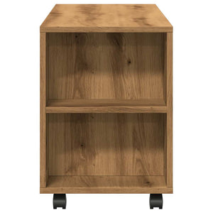 TV-Schrank Artisan Eiche mit Rollen