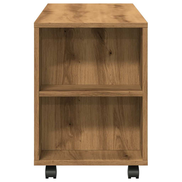 TV-Schrank Artisan Eiche mit Rollen