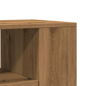 TV-Schrank Artisan Eiche mit Rollen