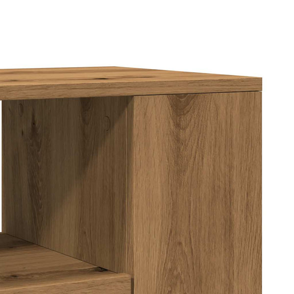 TV-Schrank Artisan Eiche mit Rollen