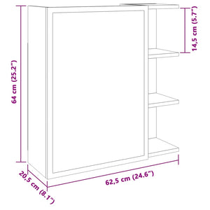 Spiegelschrank Altholz-Optik