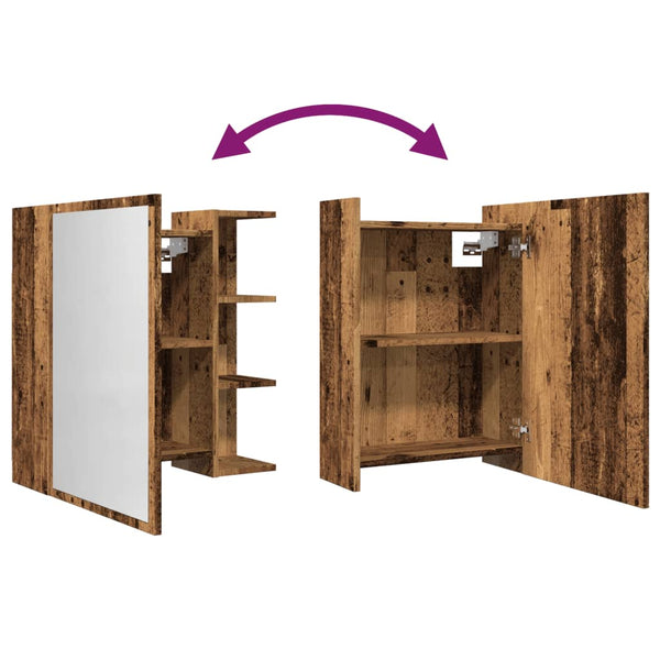 Spiegelschrank Altholz-Optik