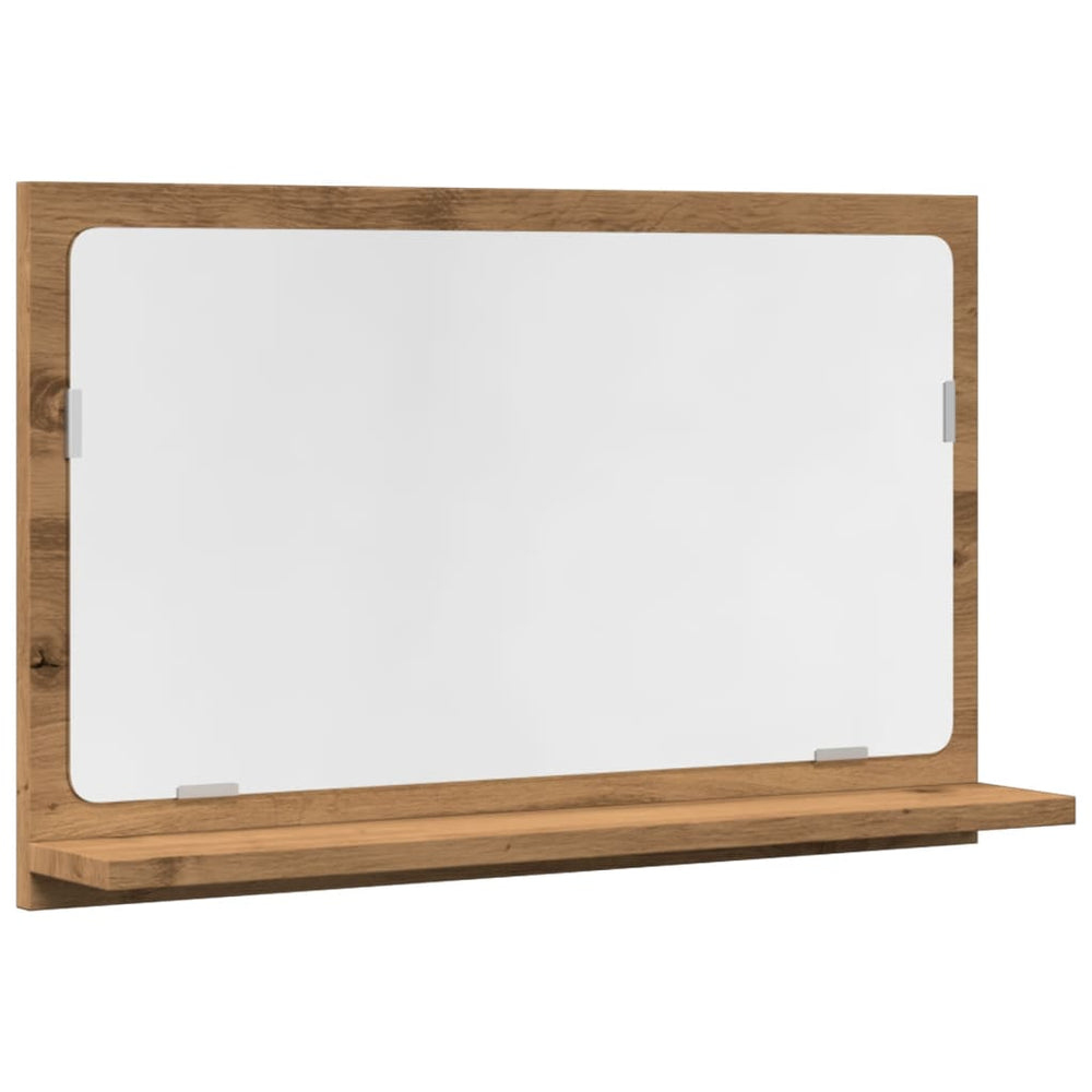 Badspiegel mit Ablage Artisan-Eiche 60 cm