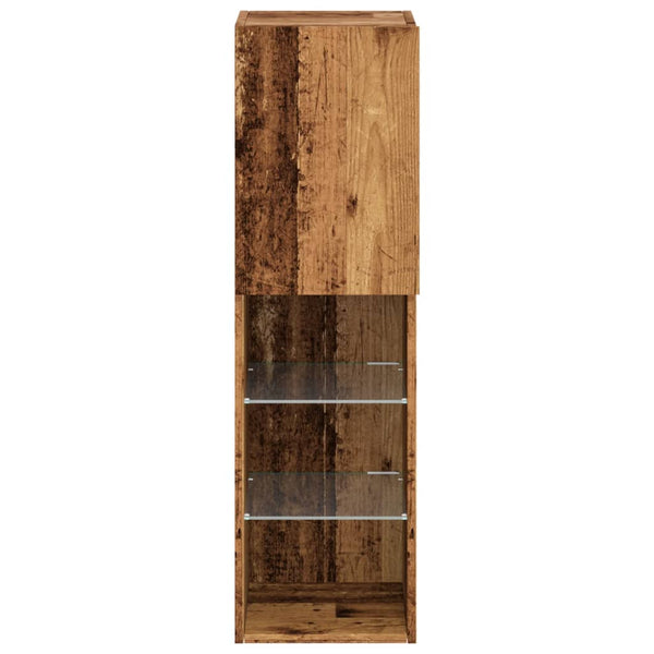 TV-Schrank mit LED Altholz-Optik 102cm
