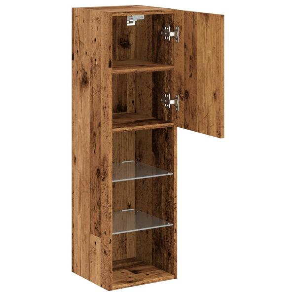 TV-Schrank mit LED Altholz-Optik 102cm